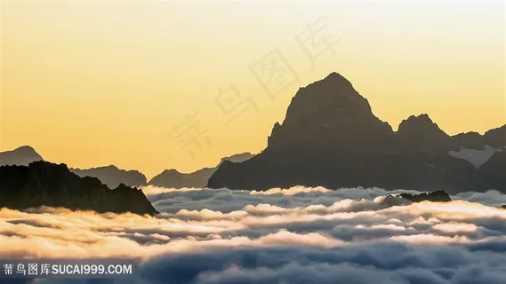 海浪海岛风景画