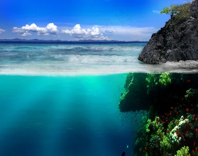 高清湖边风景图片下载