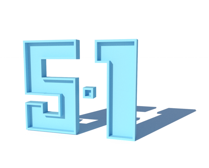 五一劳动节51劳动节字体艺术字3D立体字图片素材 png透明背景