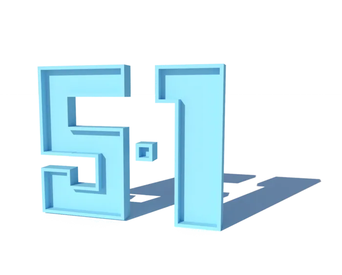 五一劳动节51劳动节字体艺术字3D立体字图片素材 png透明背景