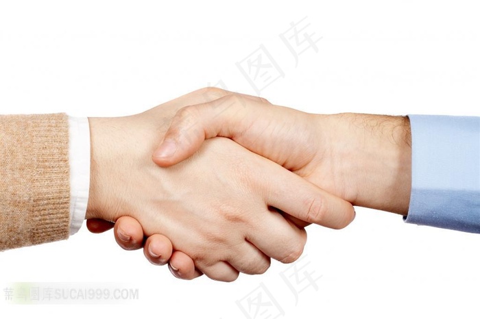 高清握手特写