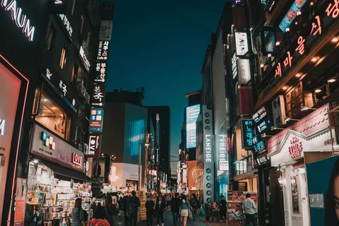 高清唯美城市夜景街景