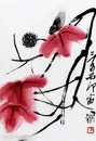 国画名家作品-齐白石的枫叶寒蝉