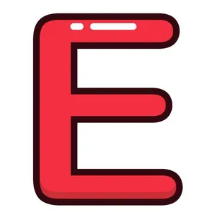 字母E PNG免抠