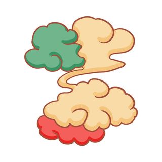 中国风中式国潮敦煌云纹祥云插画图案云朵云彩元素PSDAI设计素材