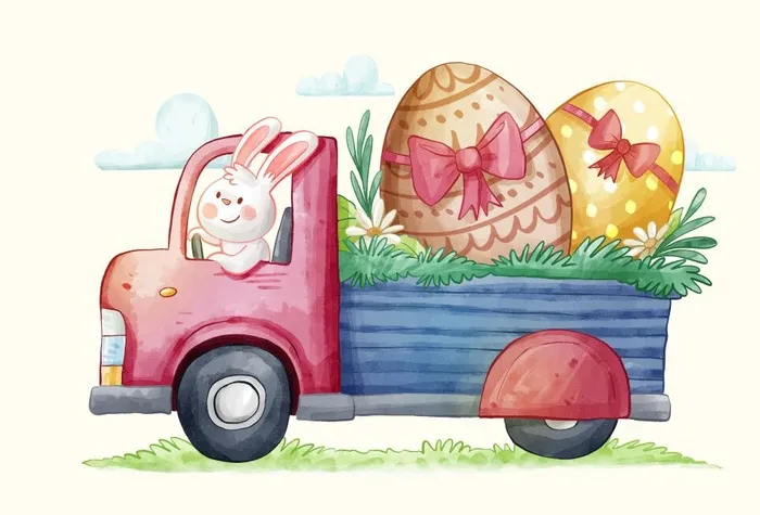 卡通可爱兔子cdr矢量模版下载