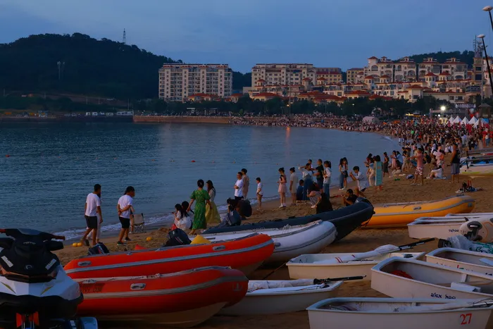 夏日海边旅游