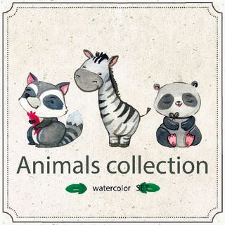 狐狸长颈鹿免抠失量图