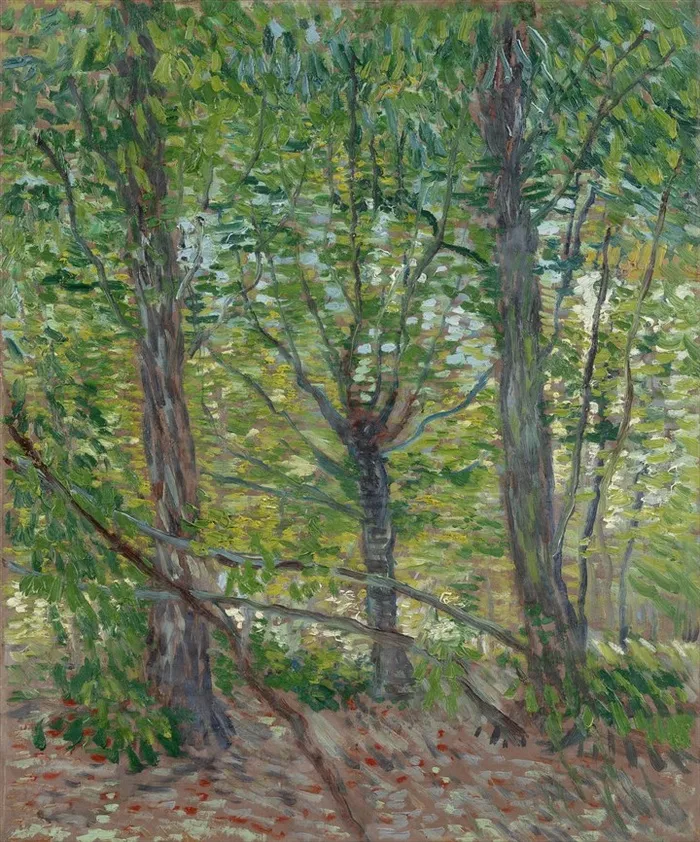 梵高风景油画作品