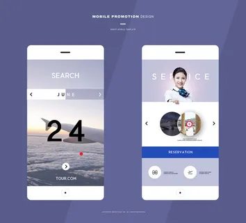 UI多页面包装展示手机APP交互界面样机长图概念PSD设计模板
