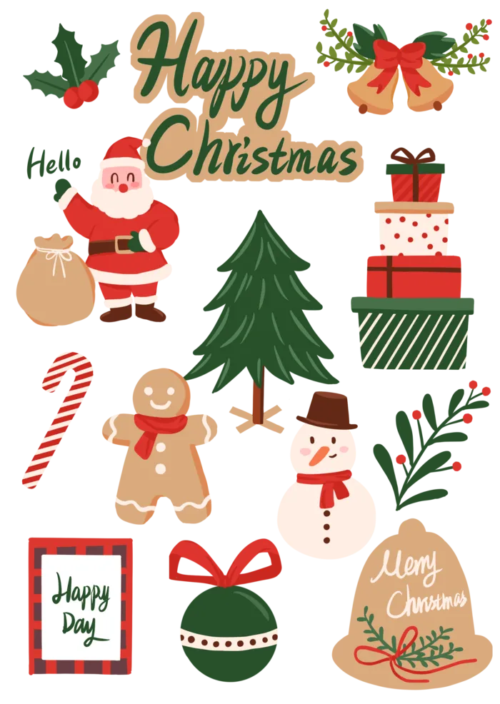 圣诞节平安夜圣诞树免扣素材圣诞元素