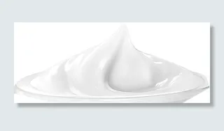 白色膏体电商产品化妆品素材png