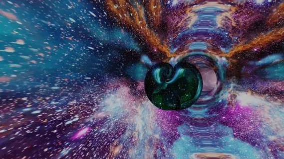 虫洞, 抽象, 转型, 无限的, 星云, 星星, 隧道