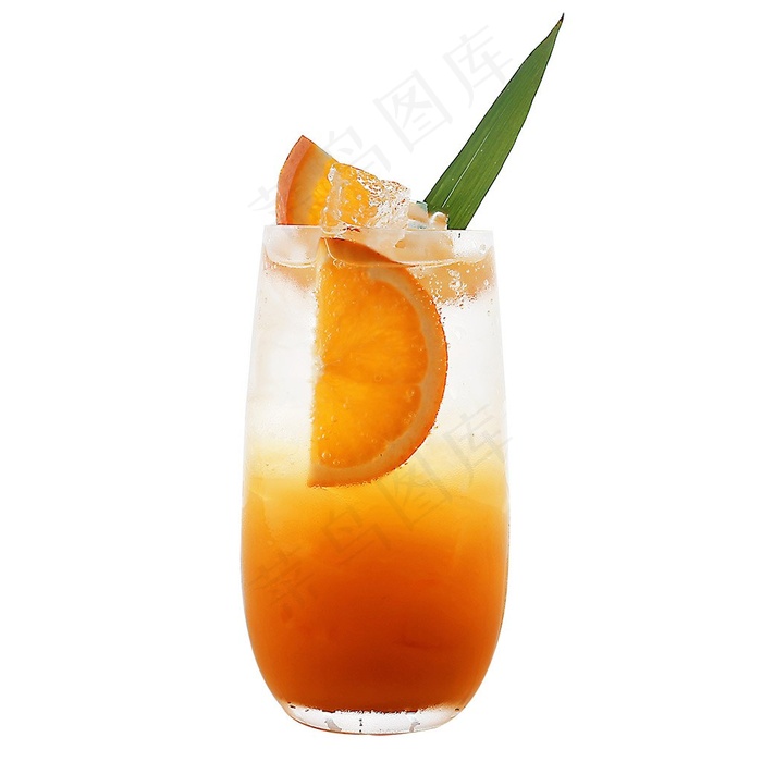 巴西蜜橙鲜果泡果汁冷饮图片（免抠图）