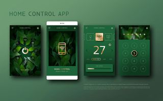 UI多页面包装展示手机APP交互界面样机长图概念PSD设计模板