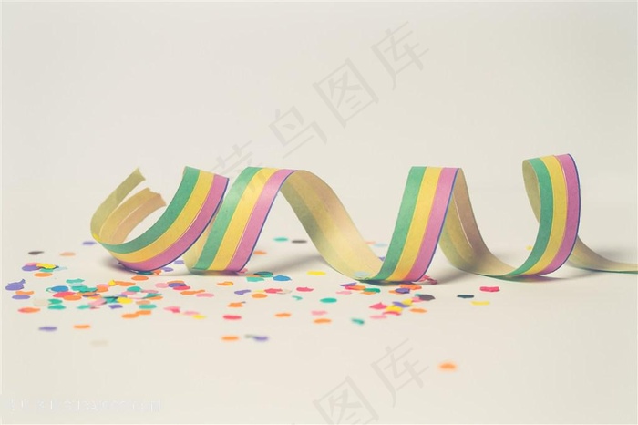 彩色丝带背景图