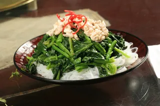 果仁菠菜粉丝10元