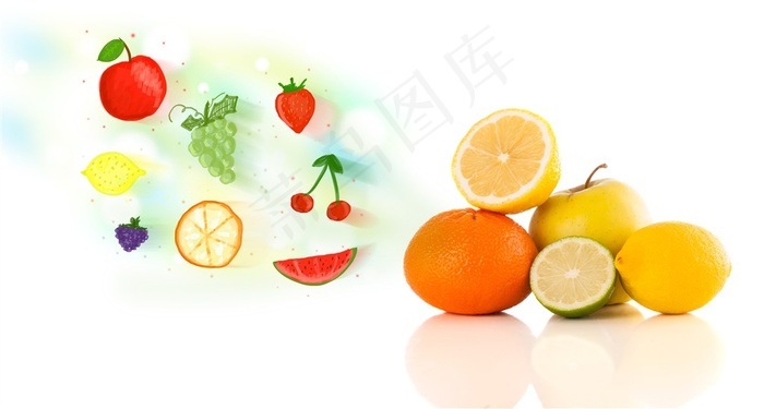 创意水果设计矢量高清图片
