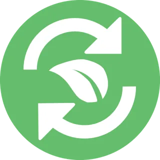 现代农业叶子标识圆