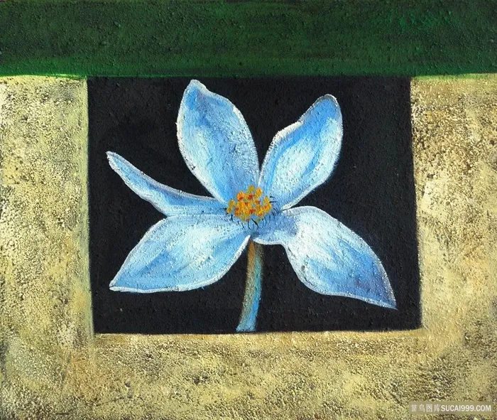 唯美莲花艺术插画