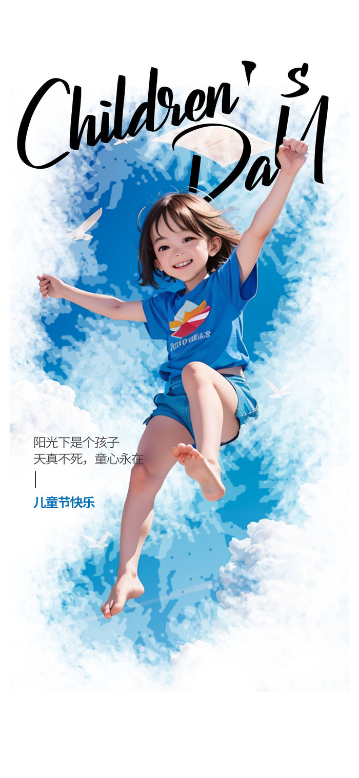 创意六一儿童节海报