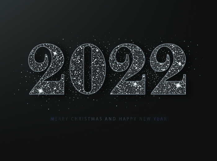 2022创意艺术字体新年虎年圣诞节数字立体质感文字AI矢量设计素材eps,ai矢量模版下载