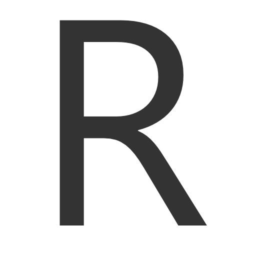 字母R PNG免抠(512x512)