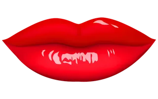 嘴唇红色女士