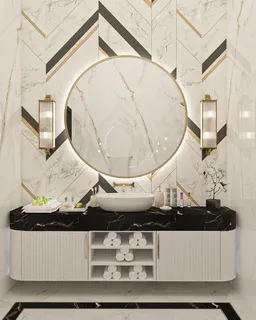 浴室现代简约风格特写场景近景(15)轻奢风