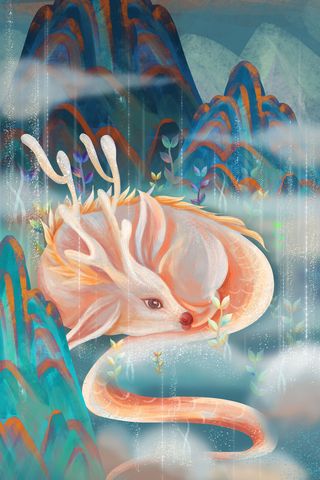 敦煌系列国潮插画