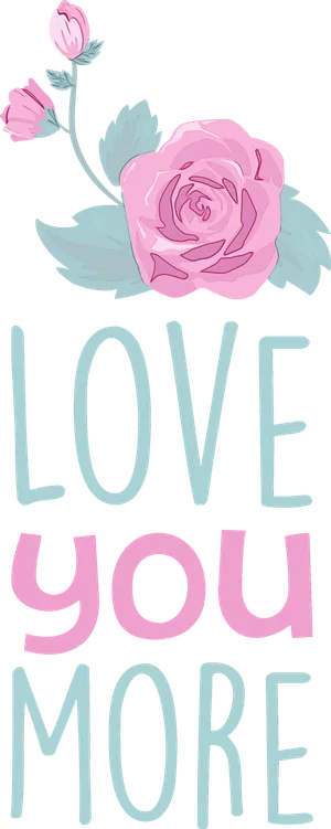 粉色花朵情人节