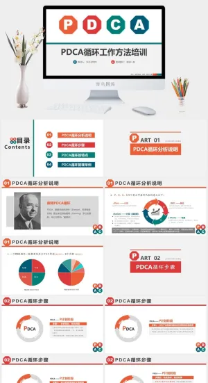 护理医疗PPT模板预览图
