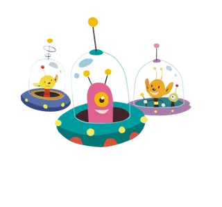 外星人卡通简笔