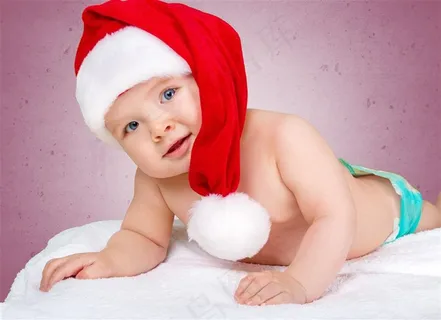 躺着的圣诞宝宝 躺着的圣诞宝宝