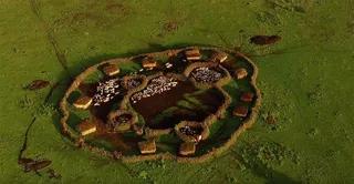 坐落草原上的家