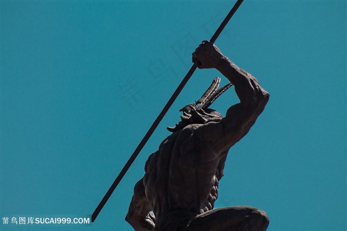 海王塞壬局部雕塑图片