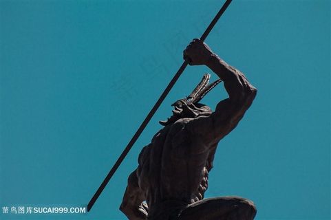 海王塞壬局部雕塑图片