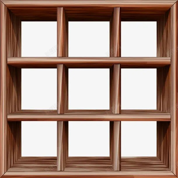 木窗九宫格素材背景