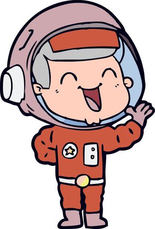宇航员卡通太空人