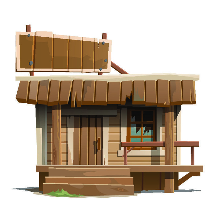 房地卡通产房屋矢量素材