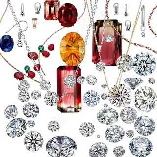 彩色钻石素材