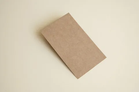 北欧风正面场景名片样机