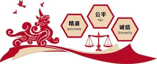 红色公平文化墙