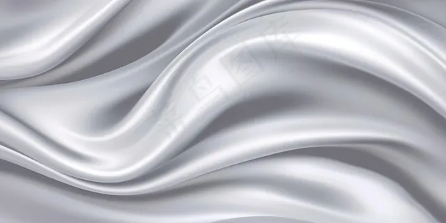 c4d银色流动波纹酸性风格海报背景