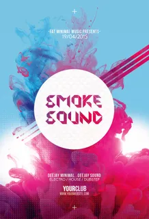 科技感多边形海报模板