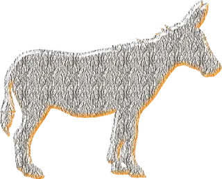 驴素描动物素材现代农业