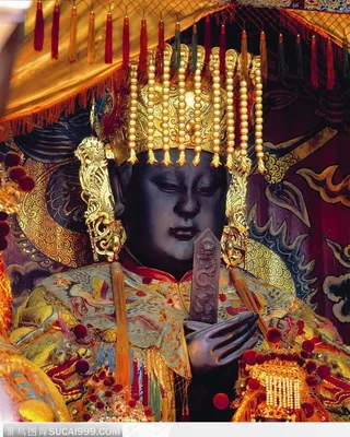 古刹仙佛-严肃的佛像