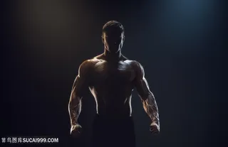 强壮的健身男人高清图片