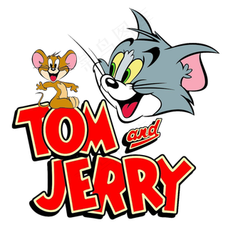 彩色动漫猫和老鼠图片