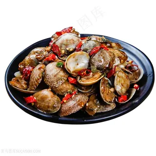 美味夜市小海鲜花甲图片